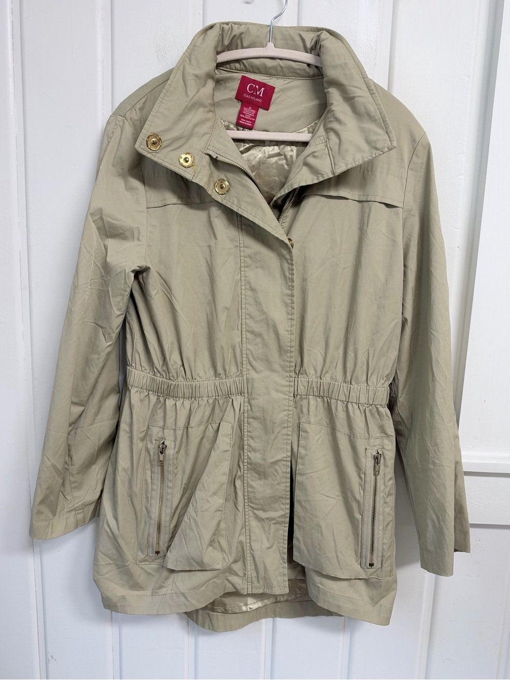 Ciao Milano Lightweight Utility Jacket with Hood – M